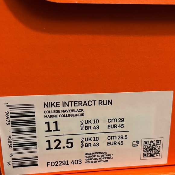 Nike Interact Run Road Running Shoes College Navy Blue FD2291-403 Men’s Sizes main image 7